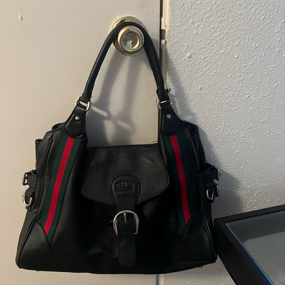 Authentic large Gucci vintage hobo bag - Picture 9 of 10
